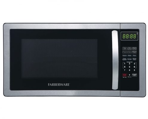 Farberware Classic 1.1 cu. ft. 1000W Microwave Oven, Stainless Steel 
